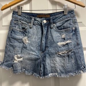 Denim shorts